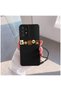 Samsung Galaxy A32 Compatible Case Soft Silicone Case with 3D Teddy Bear Black - Brown