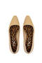 Women's Genuine Leather Beige Heeled Shoes - 6