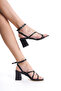 Women's Ankle Strap Heeled Sandals - 2