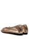 Women's Flat Sole Soft Leather Gold Ballerinas Fw0Fw08452-0Hs - 4