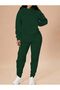 Zumrut Green Hoodie&Sweatpants Duz Unisex Bottom Ust Suit