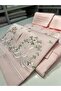 100% Cotton Satin Embroidery Embroidered 6 Piece Duvet Cover Set – Double |   Dowry - 6