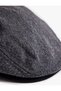 Herringbone Patterned Cap Hat - 3