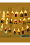 10 Mandallı İp Led Pilli