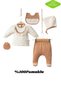 Lacy Cotton Set of 5 for Baby Girl - 0-3 Months - 3