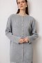 Gold Buttoned Long Cardigan - 3