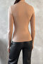 Women's Mink Finger Detailed Long Sleeve Bodysuit - 3