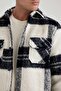 Regular Fit Checkered Pocket Detail Long Sleeve Shirt Jacket A7994Ax23Wn - 7