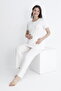 Lace Detailed Front Buttoned Maternity and Maternity Sleepwear Set with Dressing Gown - 7
