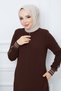TESETTURY CLOTHING MEDINA SILK FERACE CREAM COLOR STRIPED SLEEVE RIBBANED - 3