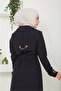 Cotton Bondit Fabric Trench Coat / M0105 - Black - 7