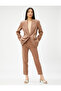 Pocket Slim Leg Trousers Rayon Blended