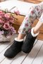 Women's Slippers Home Boots Winter Home Shoes with Effect Soft Silent Sole Red0001 - 3