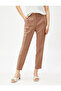 Pocket Slim Leg Trousers Rayon Blended - 3