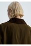 Long Corduroy Collar Parka - 8
