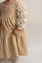 Girl Child Baby Girl Ruffled Long Sleeve with Zipper Birthday Party Special Occasion Eid Dress - 3