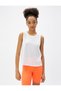 Sports Tank Top with Slogan Printed on the Back - 3