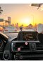 2Pcs Dark Pink Floral Pattern Automobile Air Conditioning Decoration - 6
