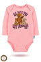 100% Cotton 3-Piece Organic Printed Snap Fastener Baby Bodysuit - 3