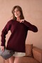 Mother with Hair Knitted Knitwear Wool sweater - 3