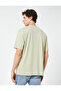 Oversize T-Shirt Slogan Printed Crew Neck Short Sleeve Cotton - 4