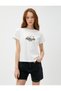 Printed T-Shirt Short Sleeve Crew Neck Cotton - 3
