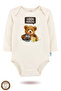 100% Cotton 3-Piece Organic Printed Snap Fastener Baby Bodysuit - 3