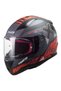 Rapid 2 Xtreet Matt Black Red Motorcu Kaskı - 4