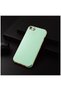 Apple iPhone 7 Compatible Case Golden Silicone Case Water Green