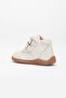 Genuine Leather Children's Boots with Cream Orthopedic Sole - 6
