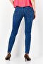 Women Skinny Fit Washed Denim Jeans, Blue - 2