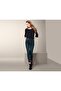 Women Slim Fit Ankle Length Jeans, Dark Blue Denim