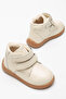 Genuine Leather Children's Boots with Cream Orthopedic Sole - 2