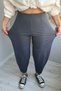Women's Elastic Waist Pencil Detailed Lycra Balloon Pants Smoked - 3