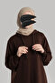 Plain Hooded Cotton Dress - 7