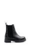 Tugerdi Genuine Leather Black Thermo Sole Classic Chelsea Women's Boots TG0914619261852 - 4