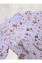 Girls' Long Sleeve Printed Cotton Muslin Fabric Seasonal Dress - 3