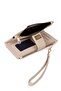 Women's Lilac Soft Texture Phone Holder Card Holder and Wallet - 4