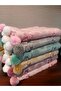 Set of 12 100% Cotton Pompom Jacquard 30x50 Kitchen Hand Towels - 3