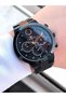 Steel Cord Internal Functions Active Calendar 30 Mt Waterproof Men's Wristwatch F.Efm11568-Eg - 4