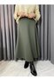 Women's Scuba Fabric Puff Flared Hijab and Casual Skirt Length:94-95Cm