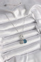 Ramia-Premium |   316L Steel Silver Color Chain Zircon Stone Processing Blue Glitter Women's Necklace Tj-Bko9641 | - 2