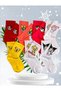 7'' Fun Cheerful College Tennis Socks - 2