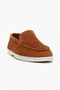 Vayne Tan Genuine Leather Flat Sole Women's Ballerinas - 4