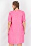 Women Tie Dye Shirt Dress, Pink - 2