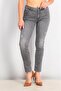 Women Slim Fit Washed Stretchable Jeans, Grey