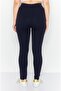 Women Regular Fit Plain Sweatpants, Navy - 4