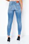 Women Skinny Fit Wash Stretchable Denim, Blue - 4