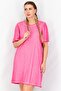 Women Tie Dye Shirt Dress, Pink