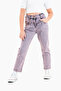 Girl's Corsage Pleated Jeans 2144